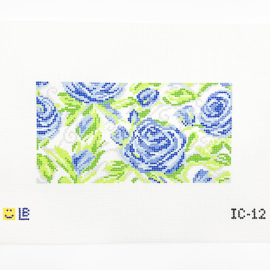 Lilly Inspired Roses - Blue Glasses Case/Insert