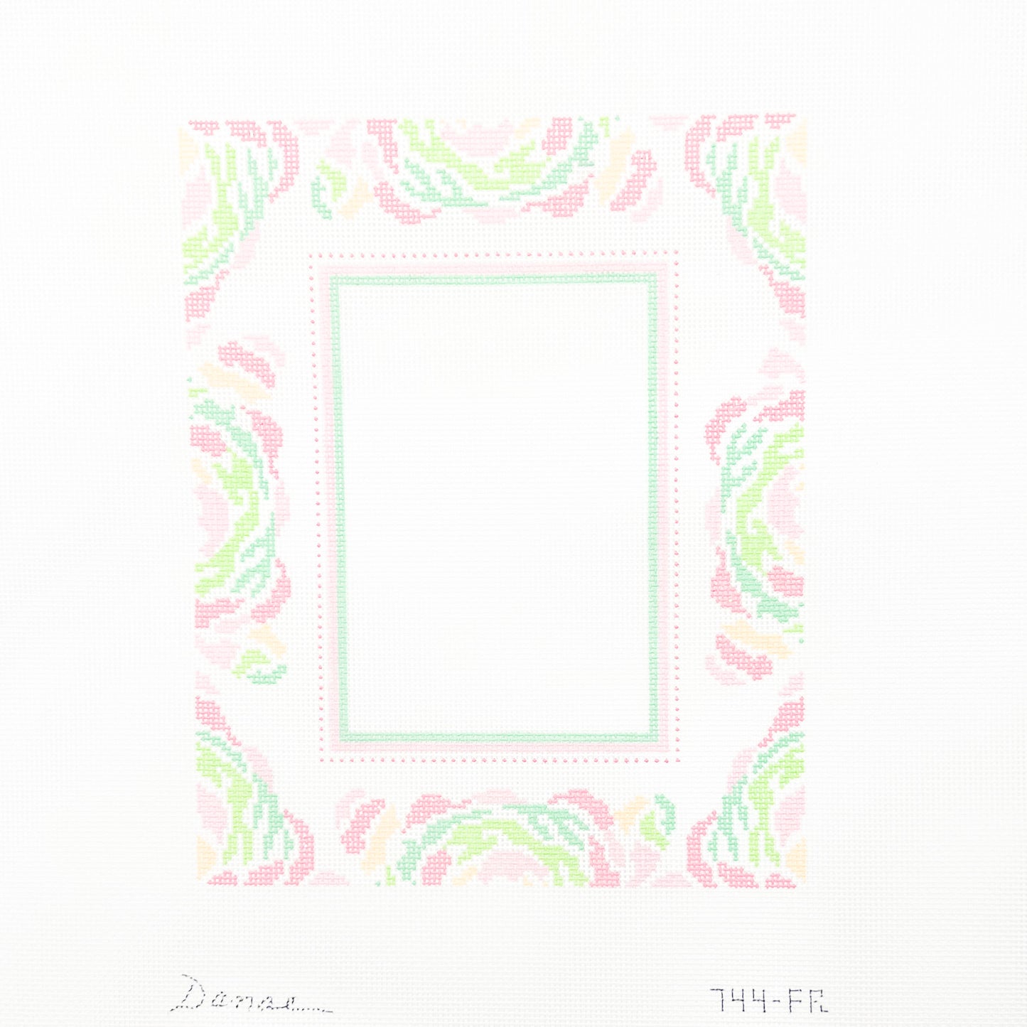 Pink Pastel Floral Frame