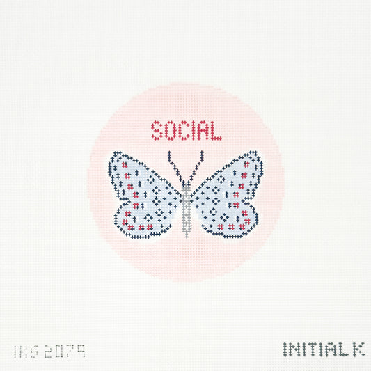 Social Butterfly Ornament