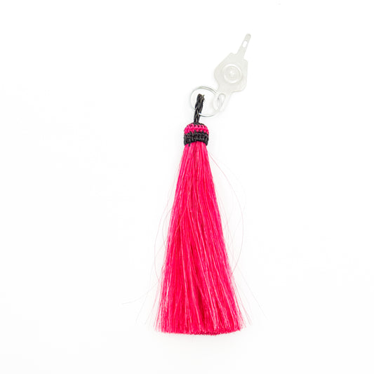 Horse Hair Tassel Needle Threader - Pink