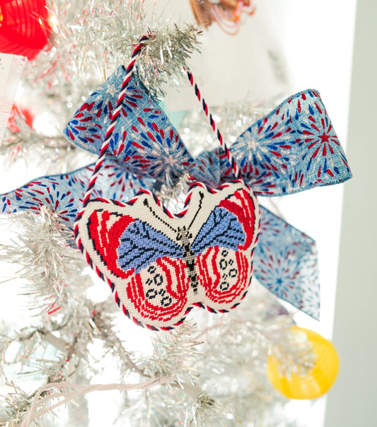 Patriotic Butterfly Ornament
