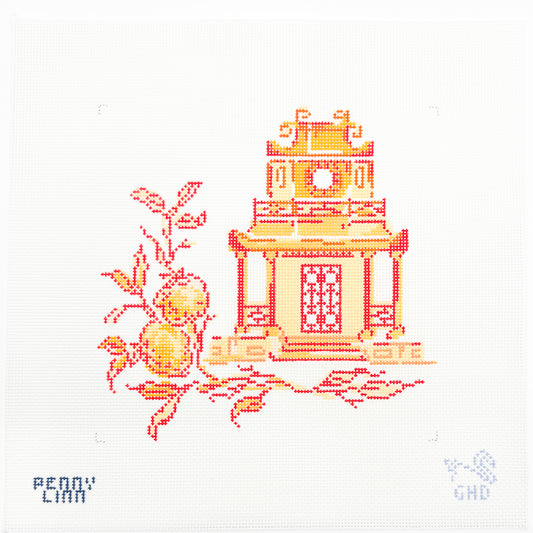 Orange Persimmon Pagoda
