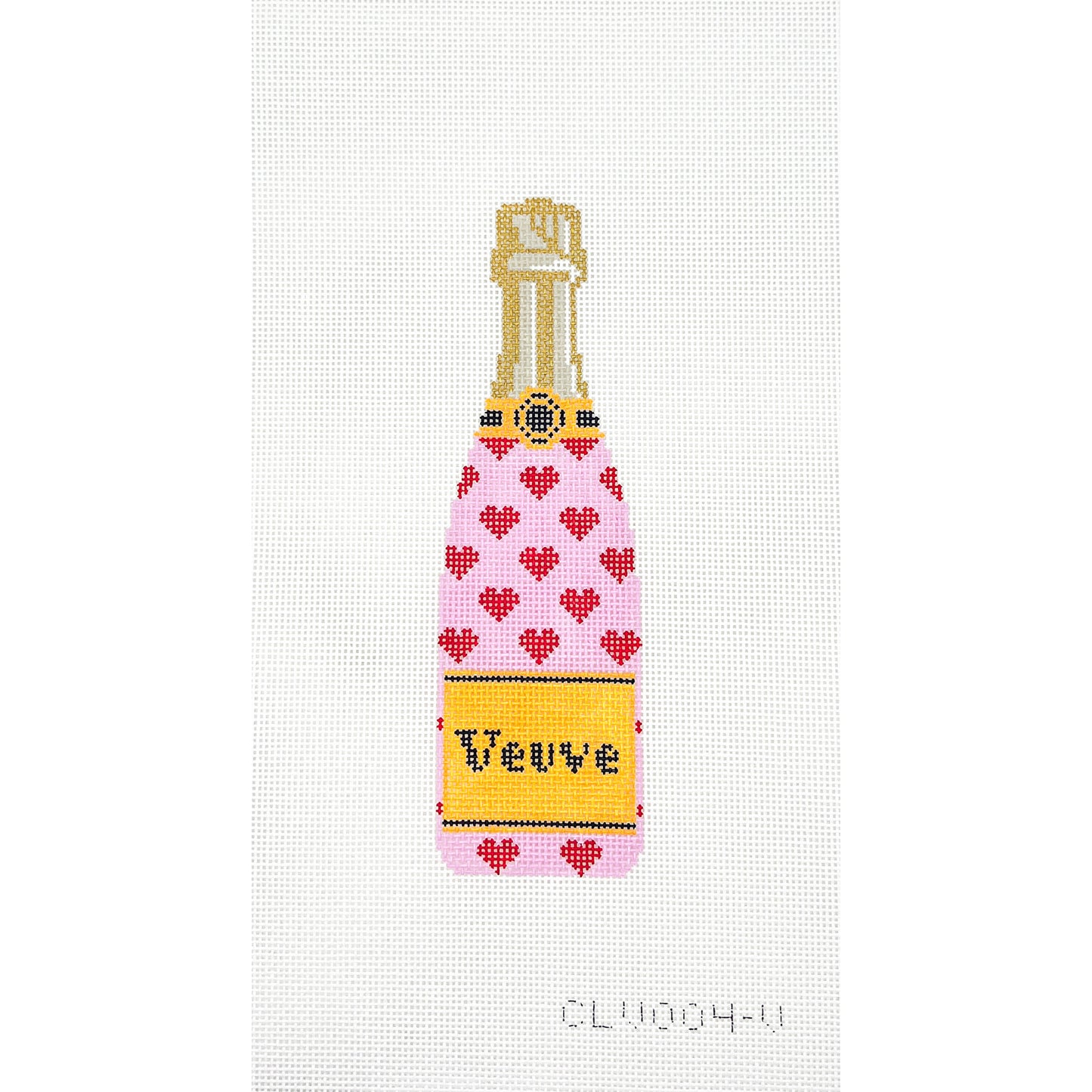 Veuve Bottle Valentine's Hearts
