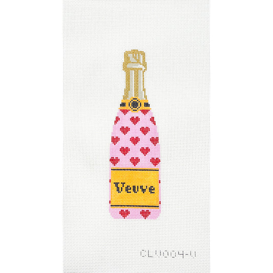 Veuve Bottle Valentine's Hearts