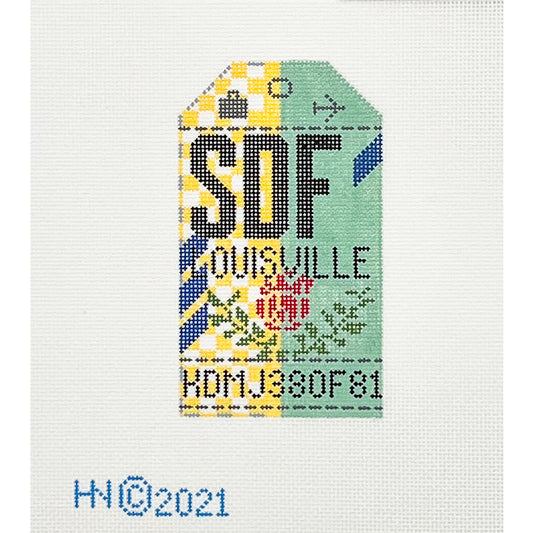 Louisville Travel Tag