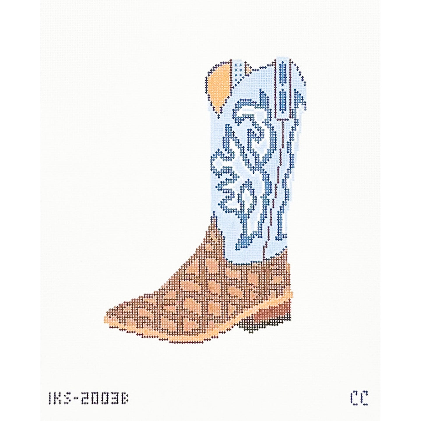 Blue Cowboy Boot - Small