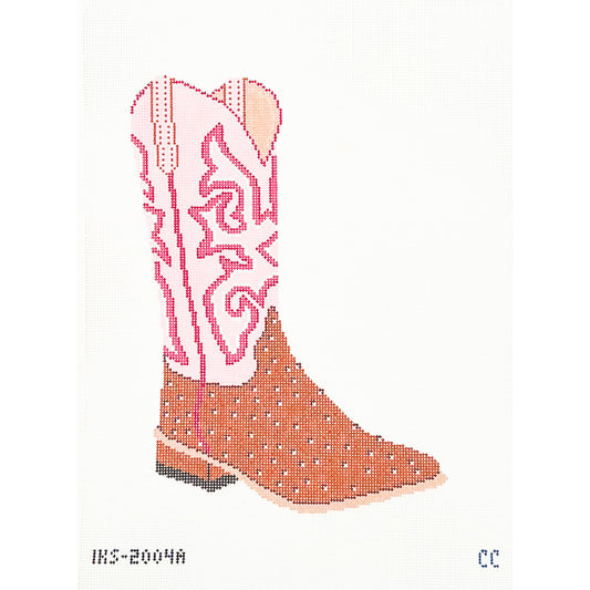 Pink Cowboy Boot - Large