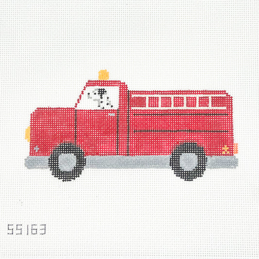 Dalmatian in Fire Truck