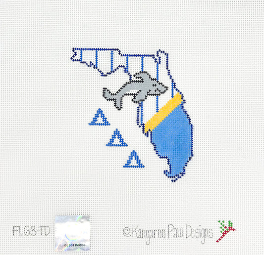 Delta Delta Delta Florida State Shape