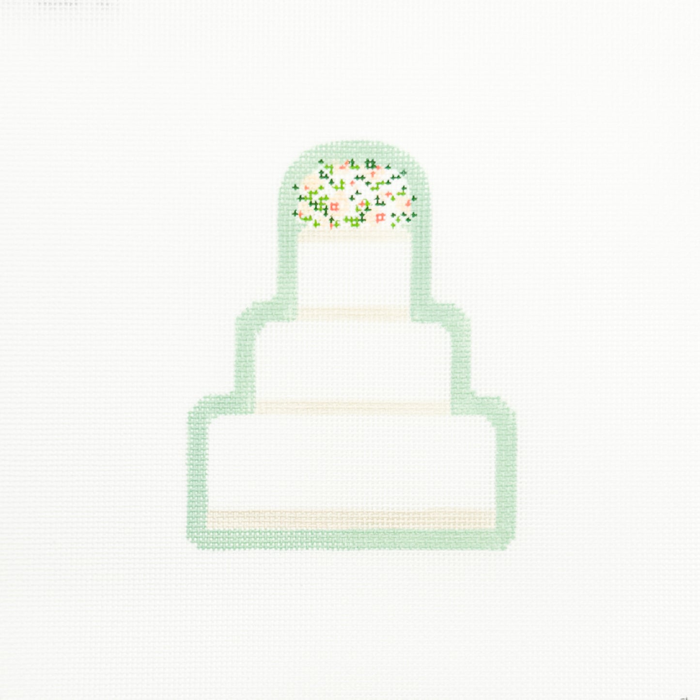 Wedding Cake (Mint Background)