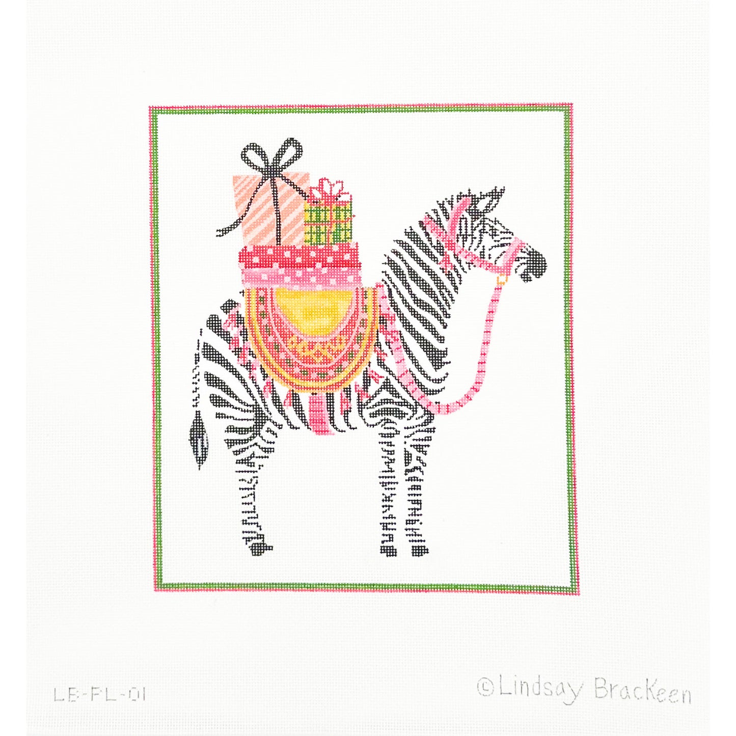 Party Animal Zebra with Gifts