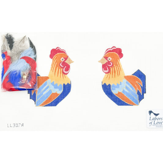 Rooster Clip-On (two sided)