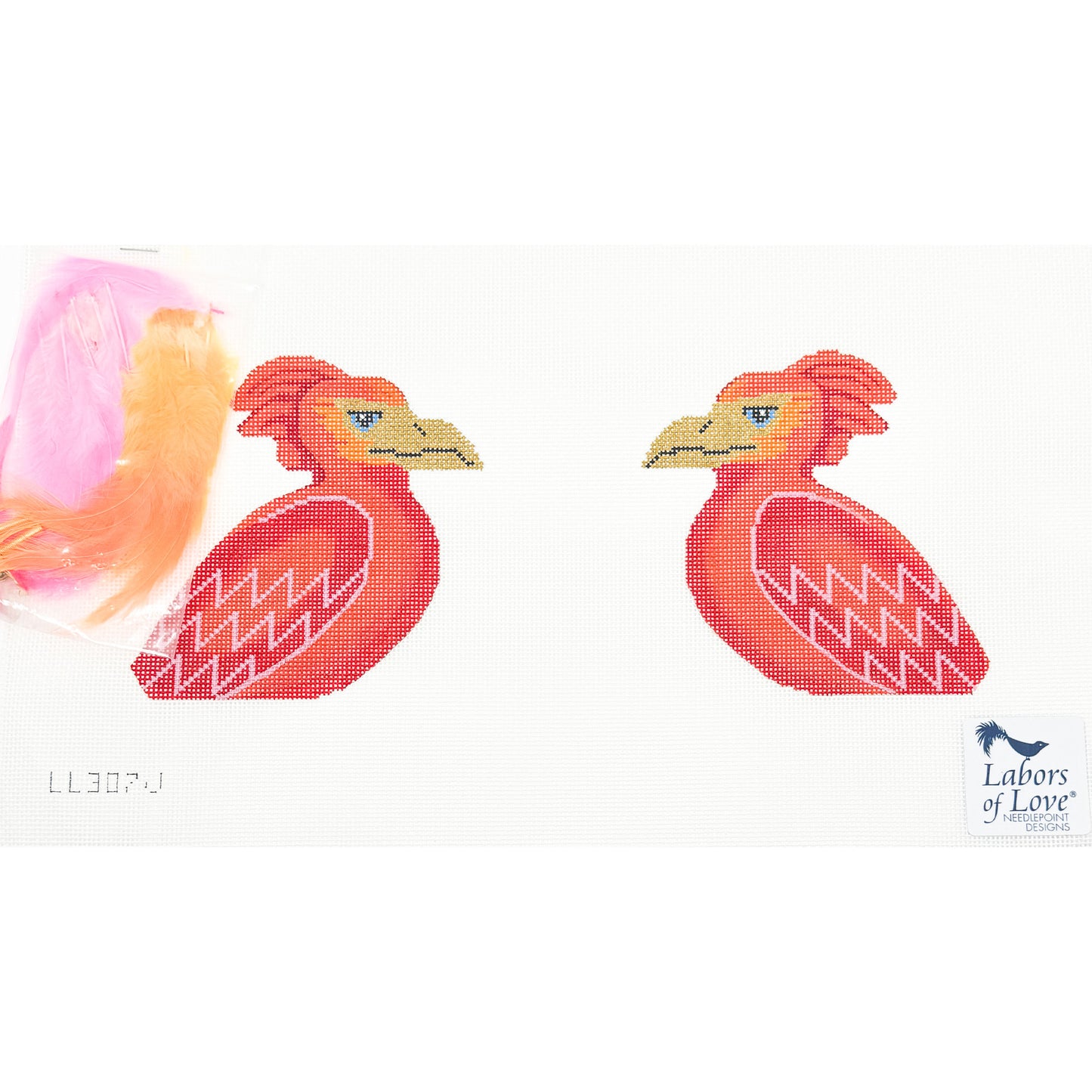 Phoenix Bird Clip-On (two sided)