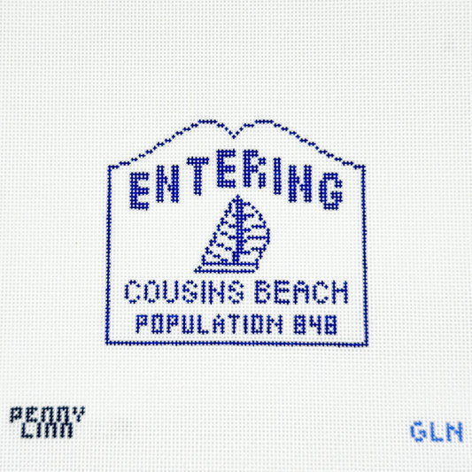 Cousins Beach Sign