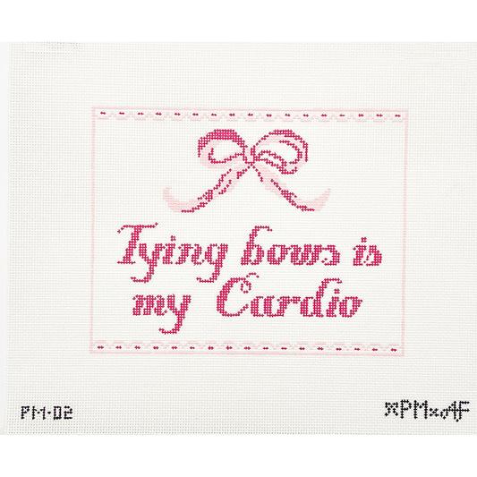 Tying Bows is My Cardio - Pink