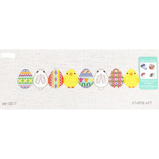 Bunnies and Chicks Easter Ornament Wrap