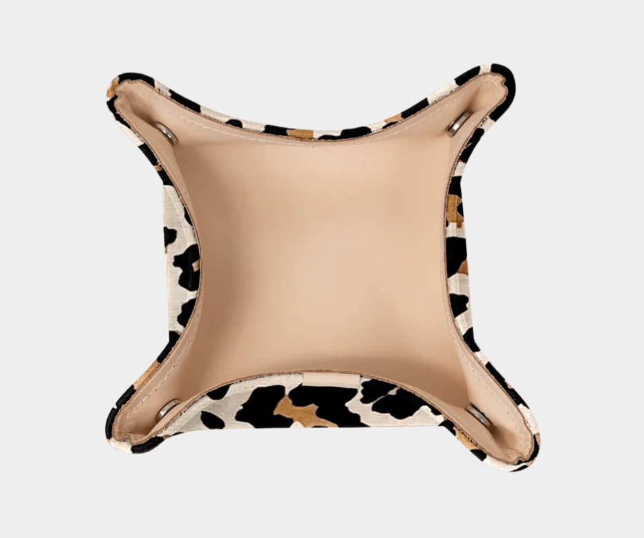 Jon Hart Catch-All in Leopard Canvas - CUSTOMIZABLE