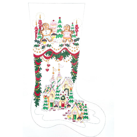 Gingerbread House Full Size Stocking
