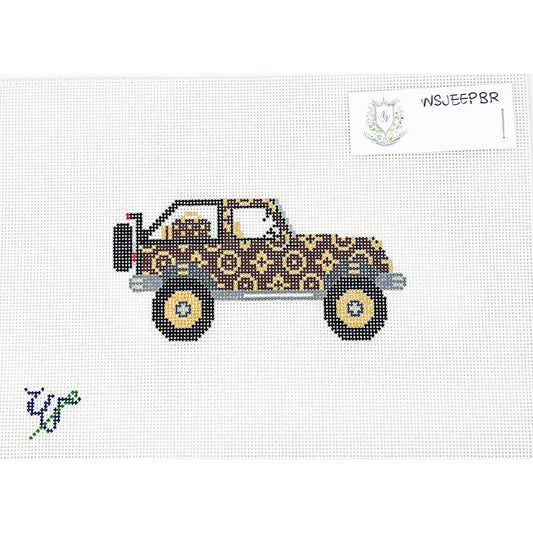 Brown Monogram Jeep